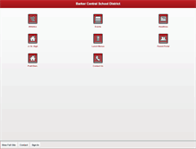 Tablet Screenshot of barkercsd.net